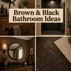15 Brown and Black Bathroom Ideas