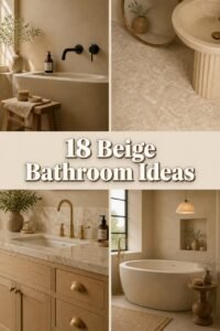 18 Chic Beige Bathroom Ideas Anyone Can Copy This Weekend