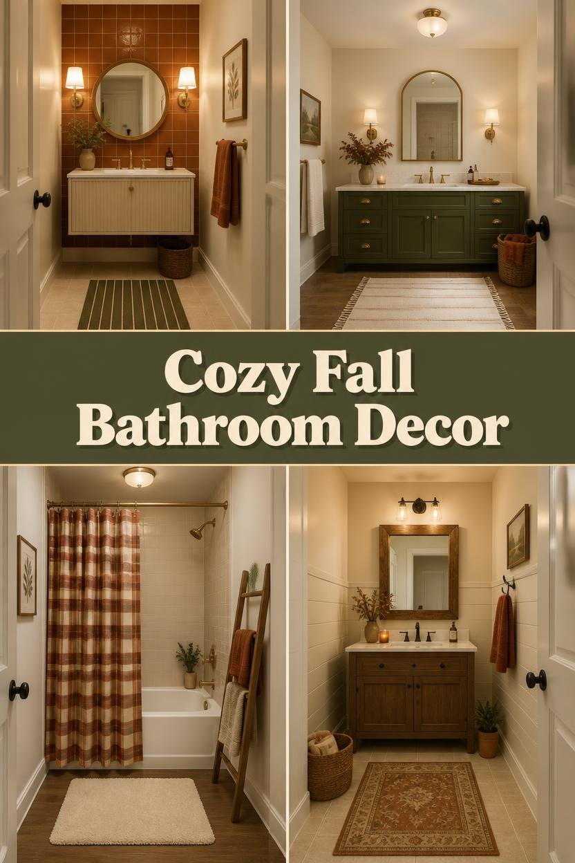 18 Chic Fall Bathroom Decor That Look Instantly More Expensive