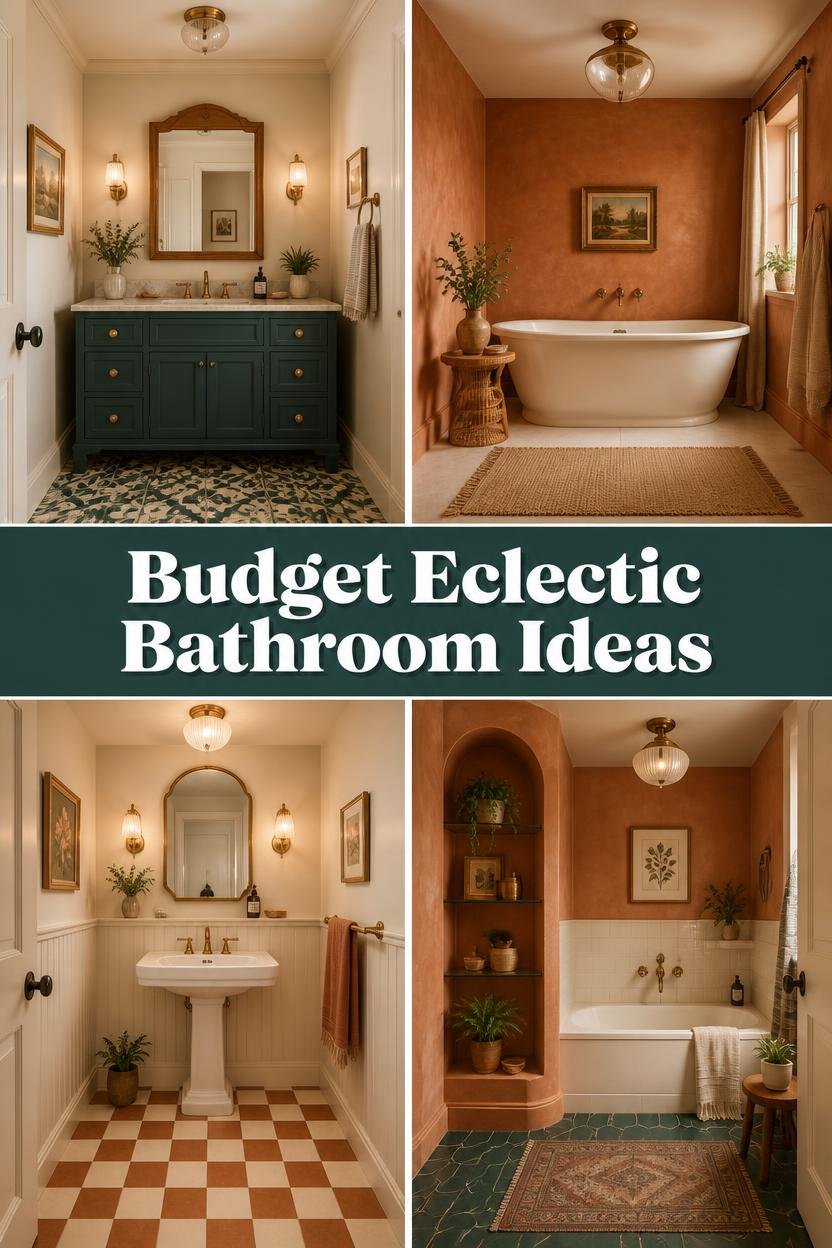 25 Budget Eclectic Bathroom Ideas That Turn Heads