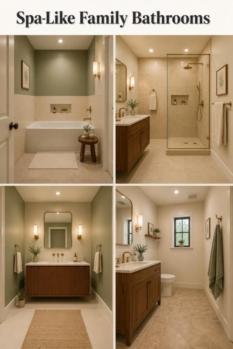 25 Spa-Like Family Bathroom Ideas That Feel Like an Upgrade