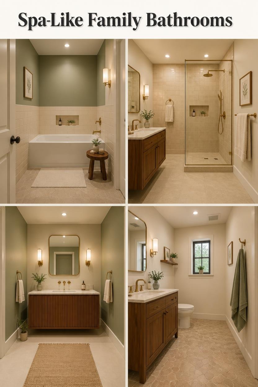 25 Spa-Like Family Bathroom Ideas That Feel Like an Upgrade