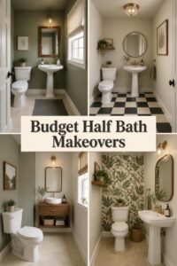 10 Budget Half Bathroom Ideas That Look Totally Custom