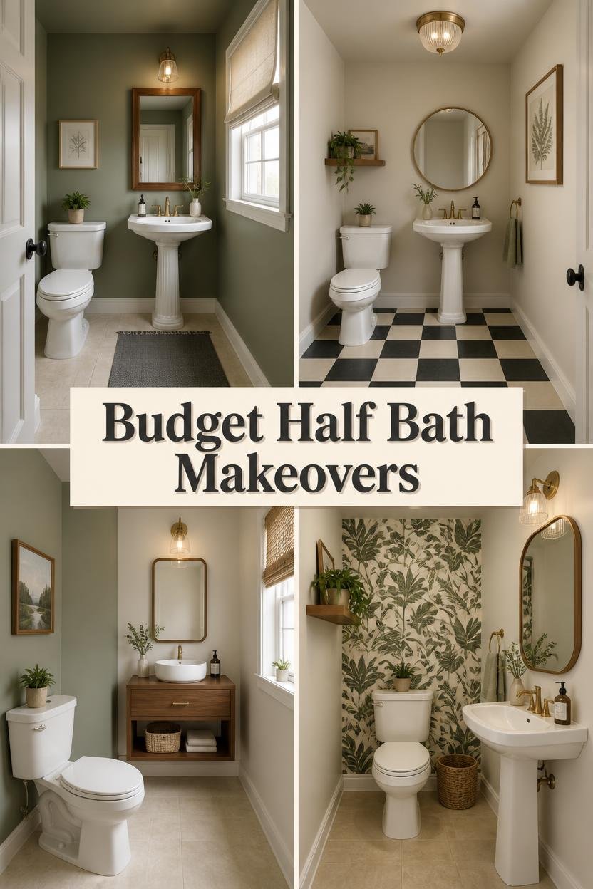 10 Budget Half Bathroom Ideas That Look Totally Custom