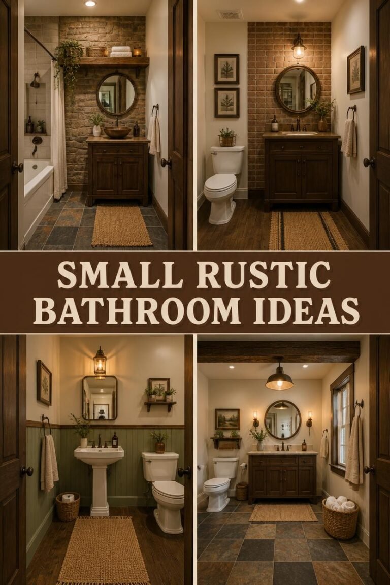 10 Small Rustic Bathroom Ideas