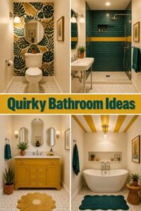 12 Modern Quirky Bathroom Ideas That Feel Fun, Not Fussy