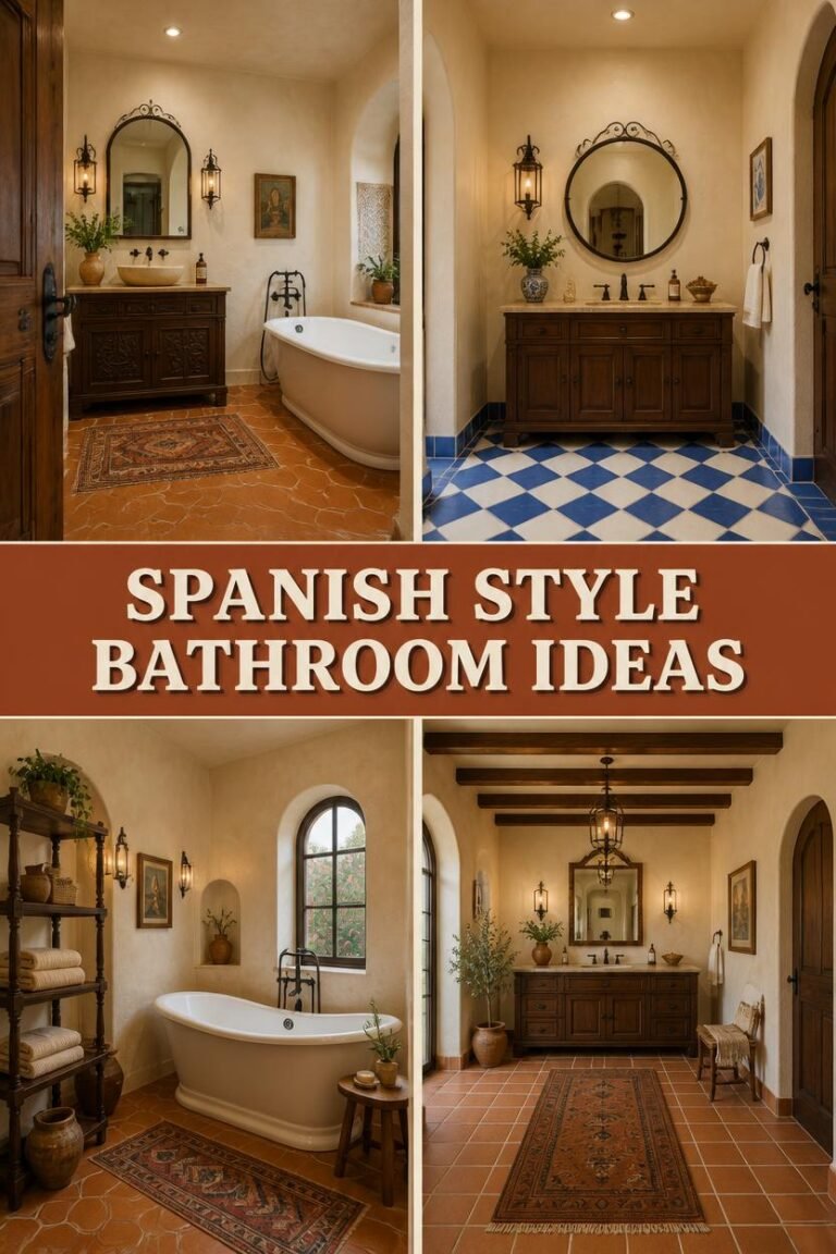 15 Elegant Spanish Style Bathroom