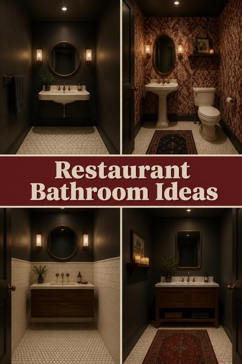 18 Cozy Restaurant Bathroom Ideas You Can Copy This Weekend