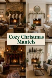 20 Cozy Christmas Mantel Decor Ideas for Any Fireplace
