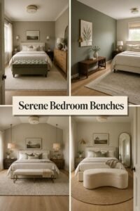 20 Serene Bedroom Bench