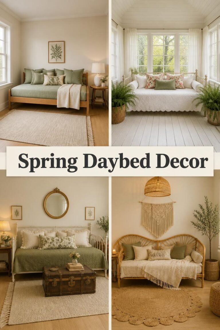 25 Cozy Spring Daybed Decor